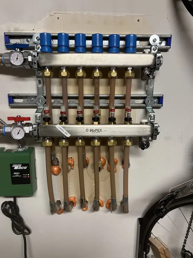 Plumber performing Leak Detection at a residential property in Diboll